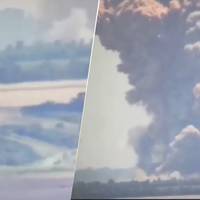 Українські військові на Донбасі знищили склад з боєприпасами росіян (відео)