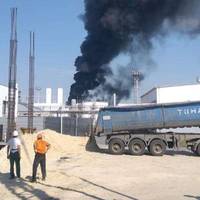 У Росії горить нафтопереробний завод, що належить Медведчуку