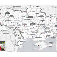 Енеїдівка, Гном-сіті та Вар-крафтів: показали фантастичну карту України