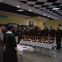 Пасхальний сніданок і свячена вода: Великдень луцьких нацгвардійців (ФОТО)