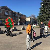 У Нововолинську презентували двометрові писанки (ФОТО)