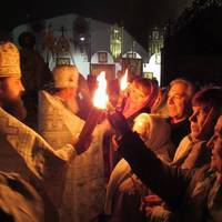 Волинський священик поділився враженнями від поїздки по Благодатний вогонь (ФОТО)